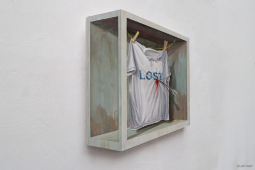 Lost Love 3d painting by Leon Keer