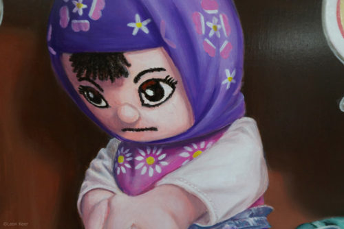 detail-Refugee-doll-by-leonkeer-painting