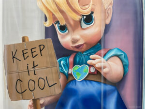 Keep it cool painting by Leon Keer
