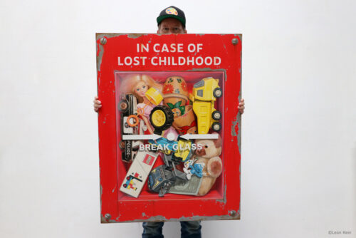 In case of lost childhood painting by Leon Keer