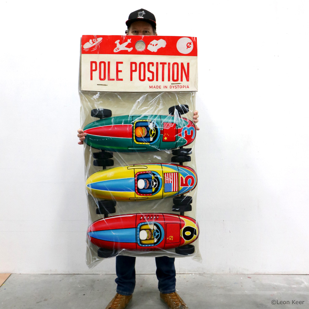 Pole Position art by Leon Keer