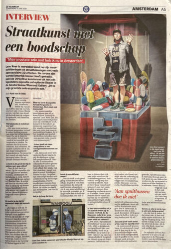 Leon Keer Telegraaf newspaper