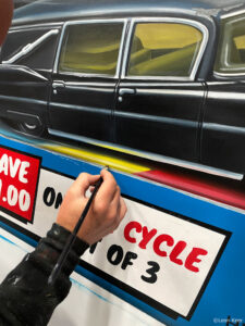 painting Buy, consume and die by leonkeer 3d vintage matchbox car